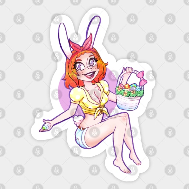 Easter Time Sticker by LittleGreenHat